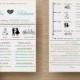 Printable Wedding Program - DIY Instant Download