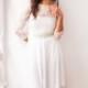 Short wedding dress with sleeves, lace wedding reception dress, white dress, long sleeve lace wedding dress, versatile dress