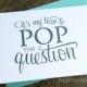 Will You Be My Bridesmaid Cards - It's My Turn to Pop the Question Maid of Honor, Wedding Party - Cute Card to Ask Bridesmaid  (Set of 6)