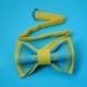Yellow blue bow tie Independance Day in Ukraine Ukrainian modern embroidery Wedding in blue yellow Gift ideas from Ukraine Bow ties for men