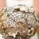 Brooch Bouquet Deposit - Completely Customizable Broach Bouquet In Your Wedding Colors - by The Ritzy Rose