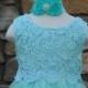 Mint Flower Girl ,Wedding Dress,  Lace Baby Dress,baby  Dress-Girls Dress-Flower Girl DressLace dress-birthday dress-toddler dress