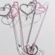 Flower girl wand, wire wrapped wands, Spring wedding wands, Alternative flower girl bouquet, Fairy princess wands, Wedding wands