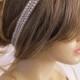 Wedding headband, Bridal Headband, Headpiece, Bridal Hair Accessory, Wedding hair Accessory, Hairband, Bridal hair, Beadwork, bead, handmade