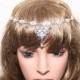 Rhinestone Bridal Hair Chains, Draping Crystal Head Chains, Headpiece, Crystal Art Deco, Wedding Headpiece, Boho headpiece
