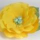 Yellow Flower Pin Or Hair Clip