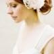 Wedding Headpiece, Bridal Flower Headpiece, Floral Hair comb, Wedding Hair Accessory - Style 327