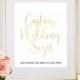 Custom Wedding Sign - Real Gold Foil - Wedding Signs - Gold Wedding Signs - Gold Wedding Decor - Dessert Table Sign - Rose Gold Wedding Sign