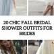 20 Chic Fall Bridal Shower Outfits For Brides - Weddingomania