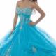 Appliques Lace Up Tulle Sleeveless Sweetheart Blue Floor Length Prom