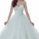 Organza Lace Up Appliques Sweetheart White Floor Length