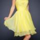 Yellow Sleeveless Short Dress