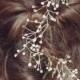 Wedding hair vine. Bridal hair vine Crystal hair vine. Swarovski crystal hairvine. Bridal wedding hair accessories. Hair jewellery