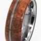 Tungsten Ring / Tungsten Wood Wedding Band / Wood Ring / Exotic Hard Wood - New1003