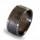 Damascus Ring, Damascus Wedding Band, Titanium Ring, Damascus Steel Ring