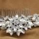 Bridal Comb Pearl Headpiece wedding hair comb great gatsby Hair comb Bridal hair jewelry Wedding hair piece Bride hair accessories