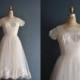 SALE - Zoe / 50s Cahill wedding dress / short wedding dress
