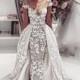 Elegant Short Sleeves Lace Wedding Dresses for Bridal