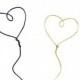 Heart on a String Minimalist Wedding Cake Topper Two Heart Balloons