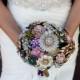 Custom Wedding Brooch Bouquets - Heirloom, Color Theme, Black & White or Colorful