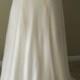 Vintage Designer Nude Silk Gauze Bead Embroidered Sleeveless Long Dress / Prom / Wedding / Reception