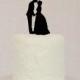 We Put YOUR OWN Custom Silhouettes on a Wedding Cake Topper Personalized with YOUR own Silhouettes