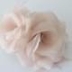 Double Hair Flowers, Double Silk Flowers, Bridal Hair Flower, White, Ivory, Off White, Blush Pink-Style No. 540