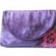 Purple Wedding Clutch, Velvet bridal clutch, lace bridesmaid clutch, pink floral lace clutch purse,  wedding gift