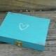 Ring Bearer Box (ANY COLOR) - Rustic Wooden Box - Rustic box -Personalized Wedding Ring Box