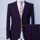Custom Wedding Suit【Handmade】Men's Suits wool blend 2piece jacket Wedding suit Mens tweed SUIT Mens dress pants Mens tailored trousers
