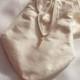 wedding purse handmade in ivory silk -  'Emmy' design, with pearl bead or Swarovski crystal trim and optional personalisation