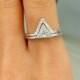 Trillion Diamond Ring, Tiny Diamond Ring, Trillion Engagement Ring, Thin Diamond Ring, Simple Diamond Ring, Simple Engagement Ring
