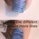How To DIY Blue And Pink Fan Brush Striped Nail Art
