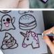 DIY Emoji Lapel Pins