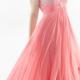 Sweetheart Crystals Chiffon Sleeveless Coral Purple Floor Length Zipper Ruched