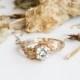 14k gold moissanite engagement ring, twig nature engagement ring, gold leaf engagement ring