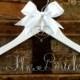 Personalized Bridal Hanger, Custom Wedding Dress Hanger, for Bride, a lovely gift for Bridesmaid or Graduate