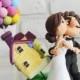 Disney's Up version custom wedding cake topper