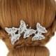 Butterfly Bridal Hair Comb