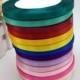 13 Colors Solid Color 1 Roll 25 Yard 1/4″(6mm) Single Face Satin Ribbon