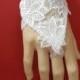 White Wedding Gloves, Lace Gloves, Bridal Fingerless Gloves, Wedding Mittens