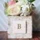 PERSONALIZED Wedding Gift - Square Birch Vase