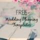 Get Your Own FREE Wedding Planning Templates