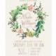 Cactus Wedding Invitation, Succulents Wedding Invite, Printable Wedding Invitation, Botanical Wedding, Botanic Garden, DIY Wedding, (DP120)