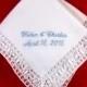 Intricate Lace Ladies Handkerchief Custom Embroidered