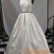 Scoop Elegant Style Satin A-line Wedding Dresses CHWD-30236 with Beading