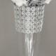 SILVER And WHITE Flower Ball, Wedding CENTERPIECE, Kissing Ball, Pomander. Real Touch Roses. Flower Girl. Pick Your Size