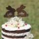 Bunny Cake Topper - Mr & Mrs Bunny - Bride and Groom - Rustic Country Chic Wedding