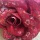 Chinese silk rose bridal bouquet (option of bridesmaids posies)