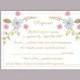 DIY Wedding RSVP Template Editable Word File Instant Download Rsvp Template Printable RSVP Cards Colorful Floral Rsvp Card Elegant Rsvp Card